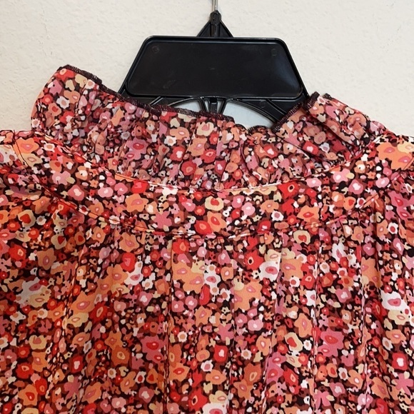 NWT Anthropologie O.P.T. Maxi Floral Ruffle Dress - Picture 11 of 12